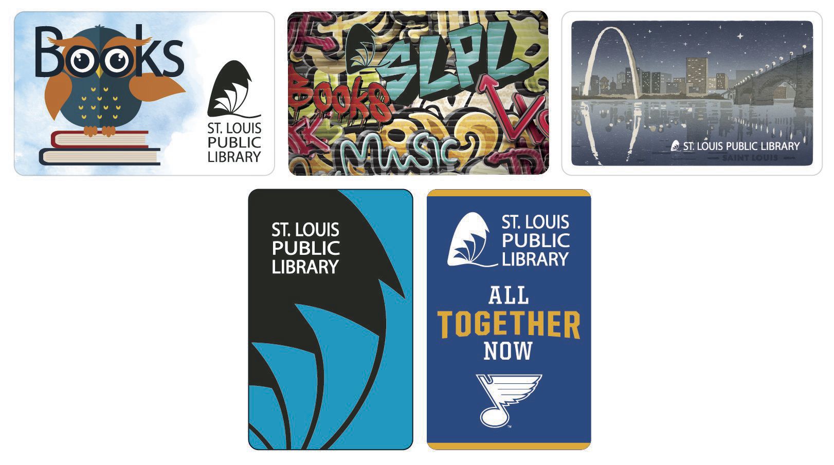 New St. Louis Public Library cards
